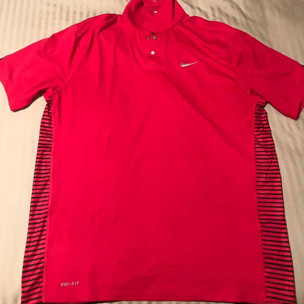 🖤 Tiger Woods Nike Dri Fit golf shirt size large